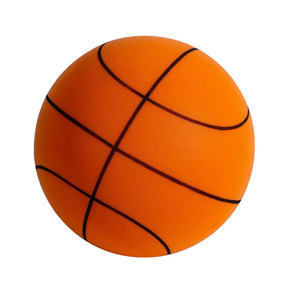 Bouncing Mute Ball Indoor Silent Basketball 18/21/24cm Foam Basketball Silent Ball Air Bounce Basket Ball Size 3/5/7 Sports Toy