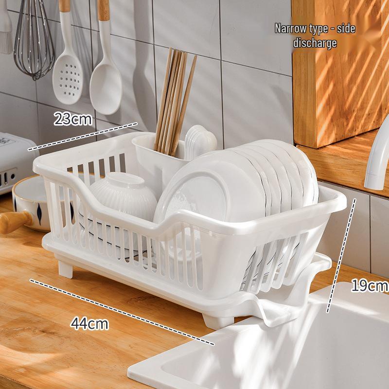 Двухъярусная кухонная подставка для сушки мисок и палочек