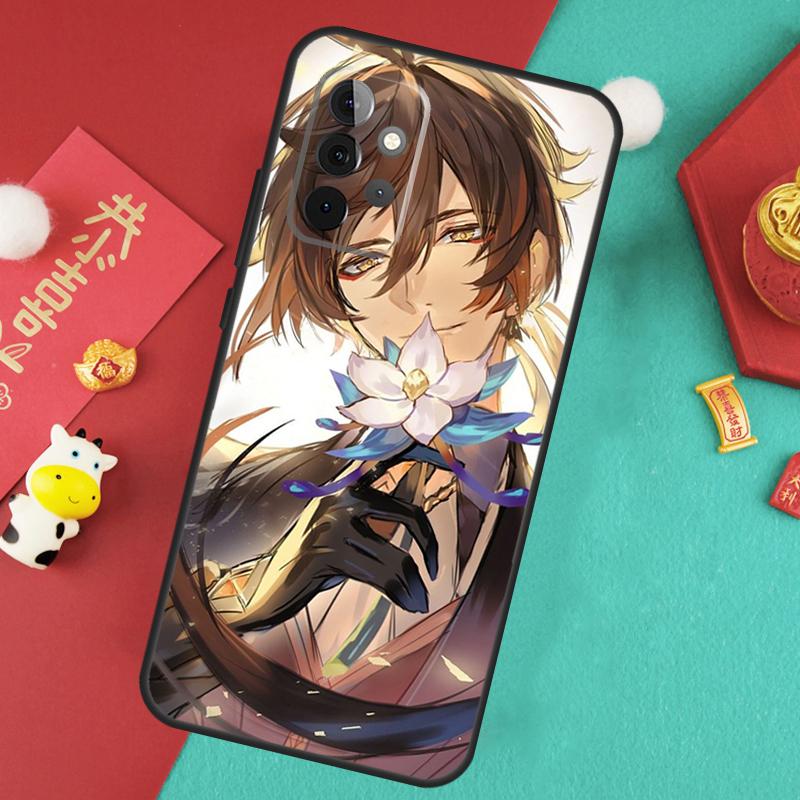 Genshin Impact Zhongli Case For Samsung Galaxy A16 A17 A54 A34 A14 A15 A35 A55 A52 A12 A32 A13 A33 A53 A26 A36 A56