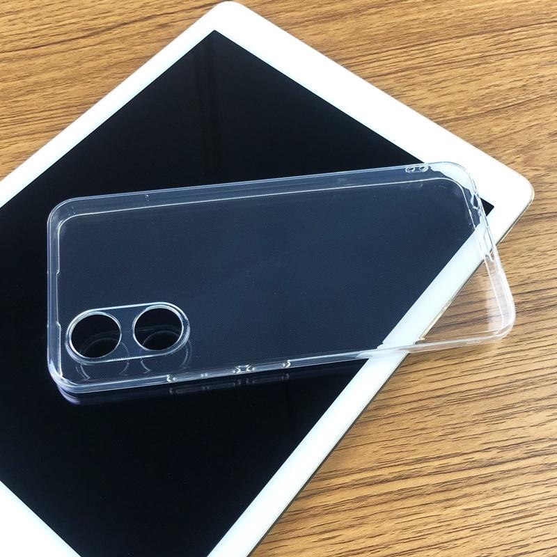 For Vivo Y02s 6.51" Slim Crystal Clear Transparent Soft TPU Back Case Protection Skin Camera Protect Cover