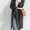 KEQIKAI Long Cardigan with and Ribbed Sweater with Perfect for and Feminine and with Women's Hood, Thick, Pockets, Fall, Winter, Spring. Warm,