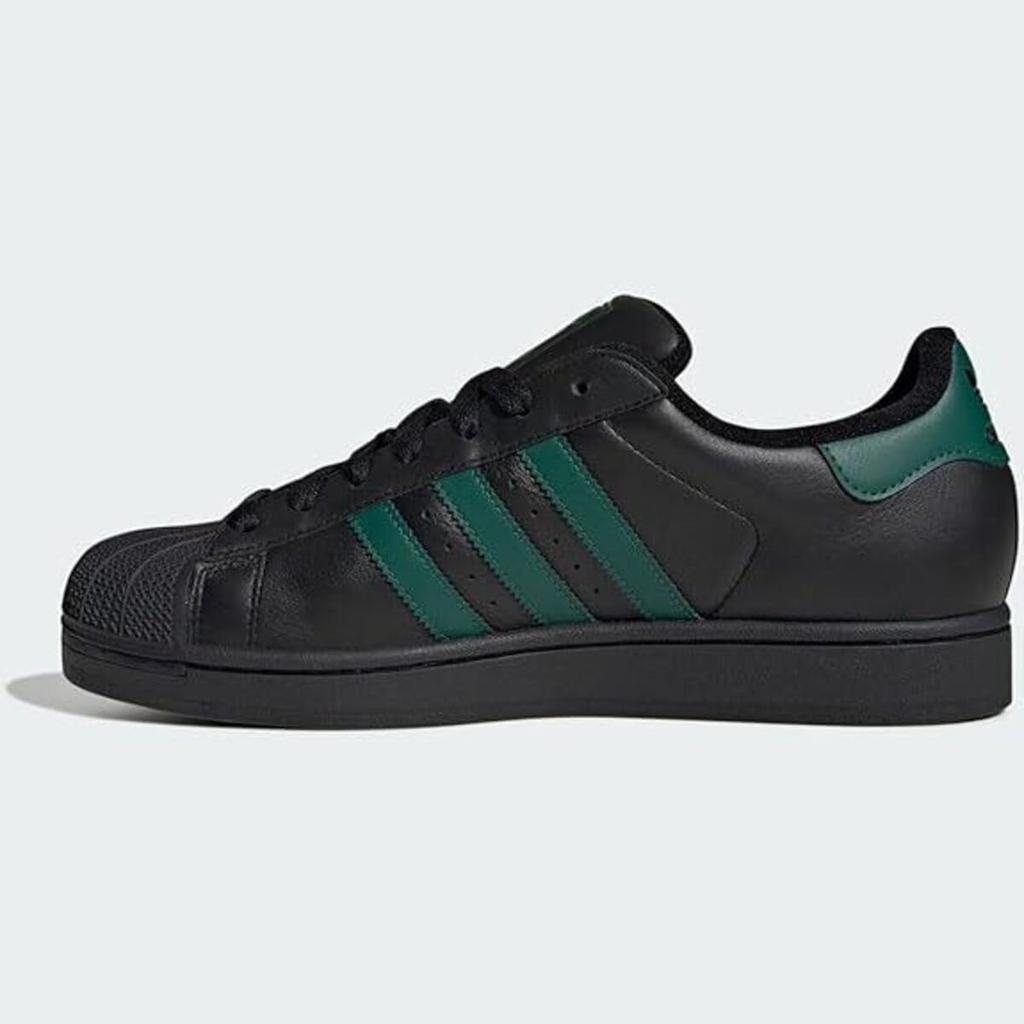 Adidas Superstar II Core Size JQ2311, Black/College Green/Core Black, 24.5cm