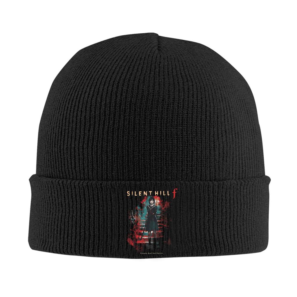 Silent Hill F Blossom Art Knitted Hat Womens Unisexs Beanie Winter Hats Acrylic Hip Hop Caps