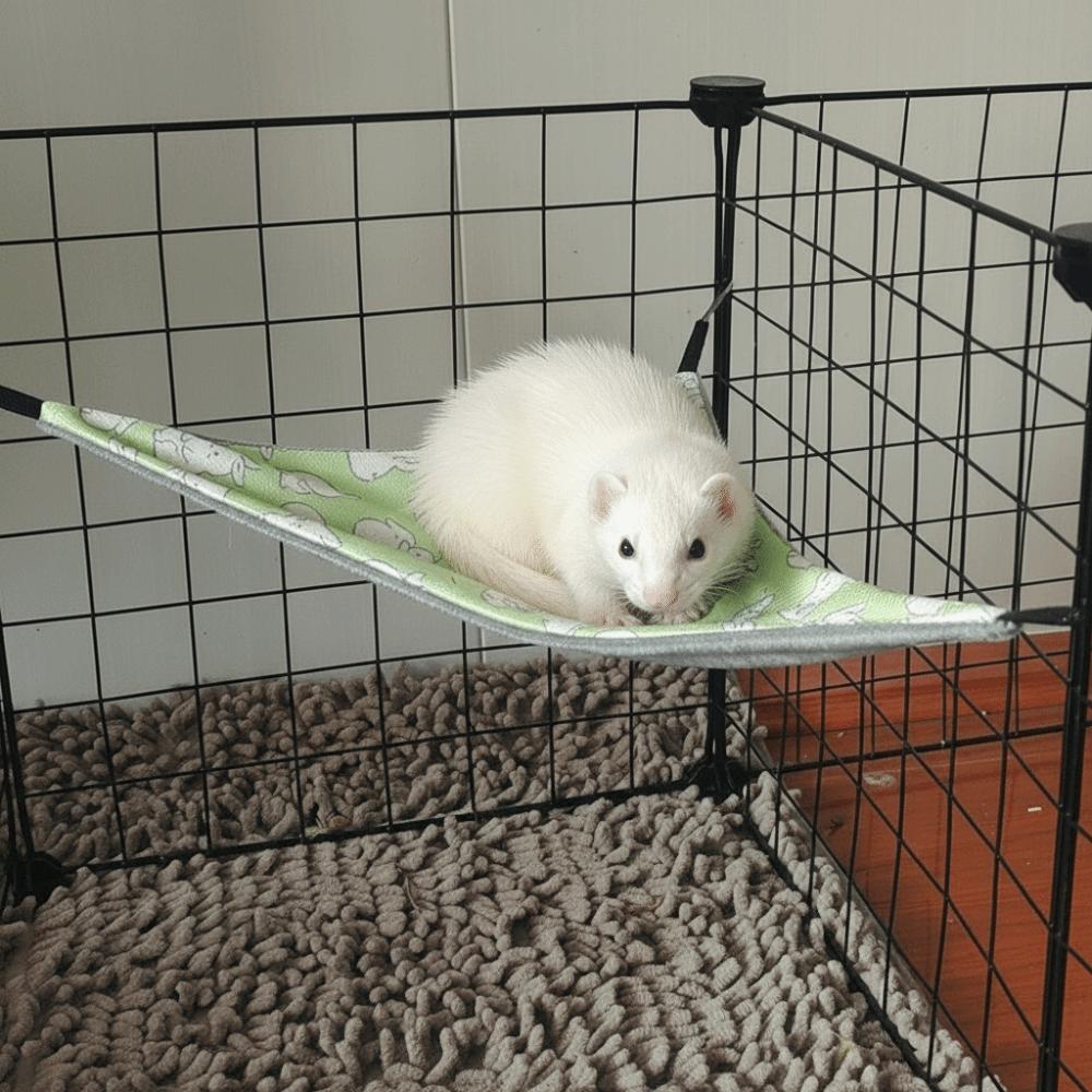 Breathable Hamster Triangle Hammock Skin-Friendly Pet Hammock Nest Guinea Pig Nest  Habitat