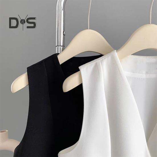 Women's Vest Top Sleeveless Suit Vest Single Breasted V-neck Waistcoat Dressy Casual Vest Jacket for Spring Summer