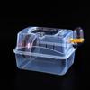 Convenient Handheld Hamster Cage Sturdy Large Space Small Animal Carrying Cage Travel Carrier Holder Breathable Pet House