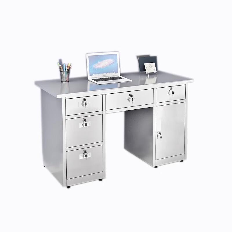 WEZHO Stainless Steel Office Desk and Workshop Workbench