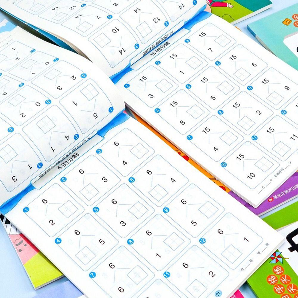 Paper Arithmetic Exercise Books Handwritten Within 10 Learning Mathematics Workbook Within 100 Addition and Subtraction