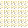 50 Packs Fairy Lights 2m 20LED Indoor Decoration Fairy Tale Light String Battery 3 Speed Modes Copper Wire Christmas Decorations