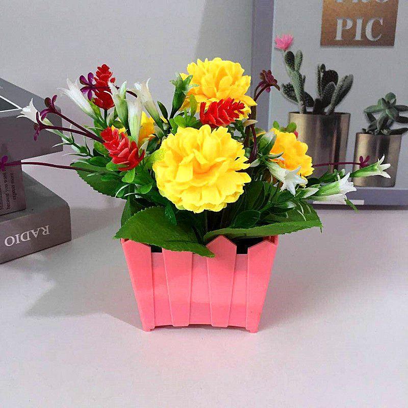 Realistische künstliche Blume im Topf Perfekt für die Innen- und Außendekoration von Haus und Garten