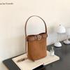Matte Leather Female Bucket Shoulder Bag vintage Faux suede Women handbag bolsos Winter new Composite totes Bag bolsas
