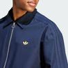 Adidas Originals Solid Color Brand Logo Zip Collar Long Sleeve Outdoor Casual Jacket Men Jacket Ink-Blue IR7583