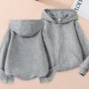 2025 Fashionable Hooded Sports Cardigan for Boys - Solid Color Autumn Kidswear