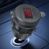 High Power Dual PD and QC 3.0 USB Car Charger with 4 Ports and Real Time Voltmeter for Fast Charging On the Go