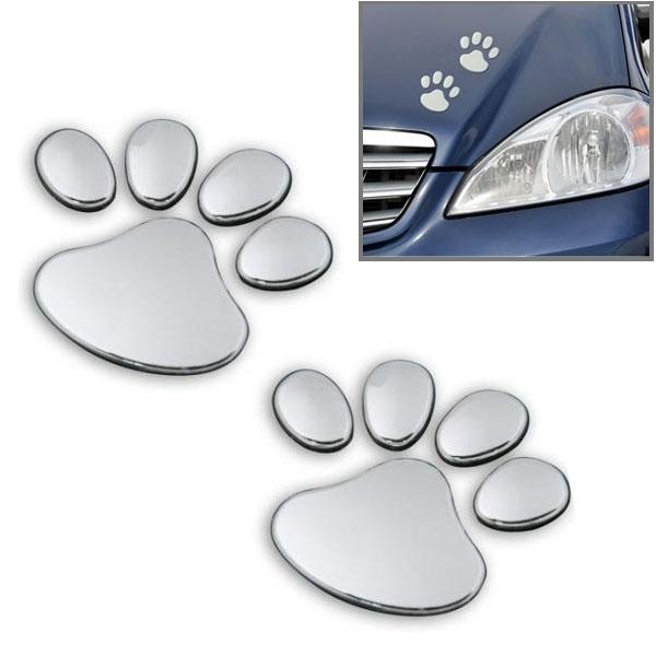 

3D Angel Wings Pattern Car Sticker, Size: 16cm x 5.5cm серебряный