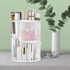 360 Cosmetic Storage Box Foldable MMakeup Display Shelf  Countertop Vanity