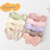 Korean-Style Solid Color Gauze Baby Petal Bib, Soft 7-Layer Waterproof, All Cotton, Class A