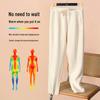 Women's Slimming Fleece Sweatpants: Straight-Leg, Casual, Autumn/Winter 2025