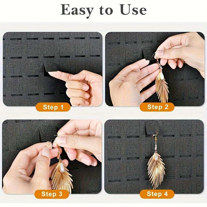 Wall-mounted Jewelry Bag Jewelry Display Felt Earrings Storage Bag Necklace Ring Jewelry Organizer and Packaging
