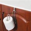 Over The Cabinet Door Paper Towel Holder Stainless Steel Hanging Toilet Roll Holder For Kitchen Bathroom No Drilling