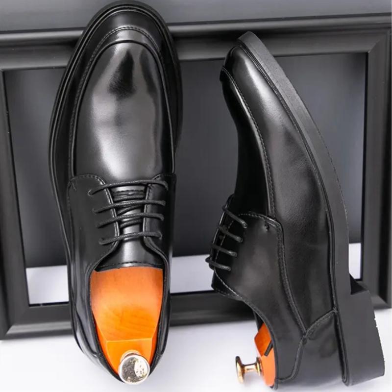 Pointed Toe Dress Shoes Newest Oxford Shoes for Men Classic Derbies Luxury Patent Leather Wedding Shoes