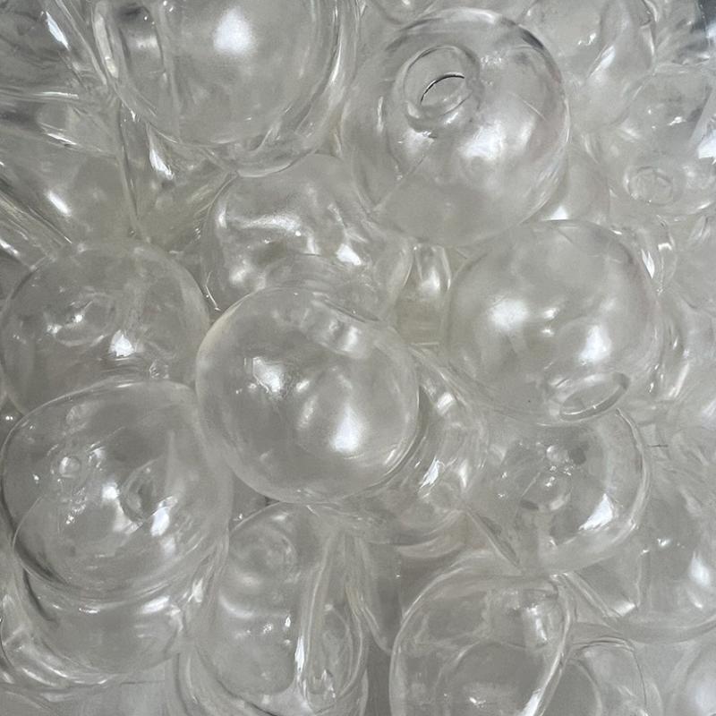 Slow Rebound Diy Empty Ball Skin Sphere Jewelry Transparent White Diy Pressure Ball Kit Trp Casting Molds Blank