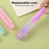 Eraser Wipe Clean Push-pull Design Adjustable Cover Not Easily Break Refillable Traceless Cat Claws Eraser Stationery Supply