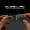 ZENOTTIC Oval Memory Metal Glasses Frame for Women Men Ultralight Flexible Optical Spectacles Myopia Prescription Eyeglassses
