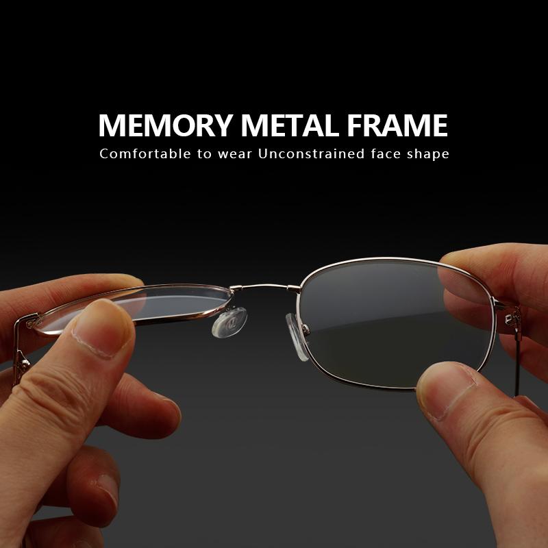 ZENOTTIC Oval Memory Metal Glasses Frame for Women Men Ultralight Flexible Optical Spectacles Myopia Prescription Eyeglassses