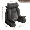 Beige Support Pillow for Bed with Armrests
