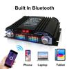 Xnyocn 1600W Power HiFi Sound Amplifier Digital 4 Channel Audio Amplifier Bluetooth Compatible Player Support Remote Control