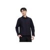 Anta Champion All-Weather Series Sports Lifestyle Solid Color Polo Neck Warm Single-Breasted Down Jacket Men Outerwear Basic-Black 152510920-3