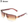 Men's Rectangular Sunglasses Shades Travel Driving Fishing Eyewear