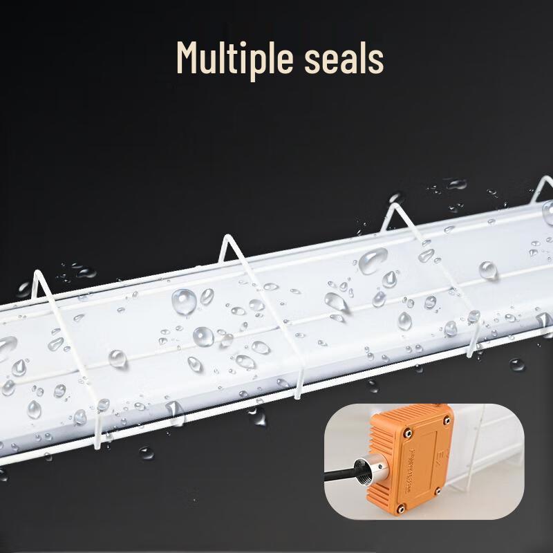 Linpan 1.2m 50W Three-Proof LED Emergency Strip Light