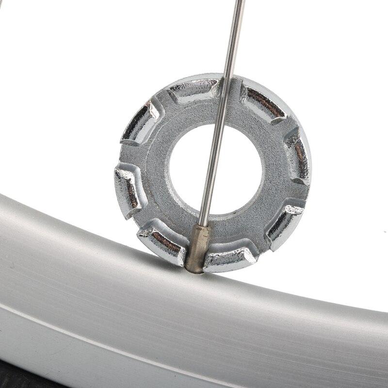 Bicycle Spoke Nipple Wrench Stainless Steel 8 Way Durable Portable Hand Tools MTB Road Bike Spoke Wrench Cycling Accessories