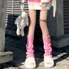 Fiber Knitting Leg Warmer Socks Y2K knitted JK socks New Ankle Warmer