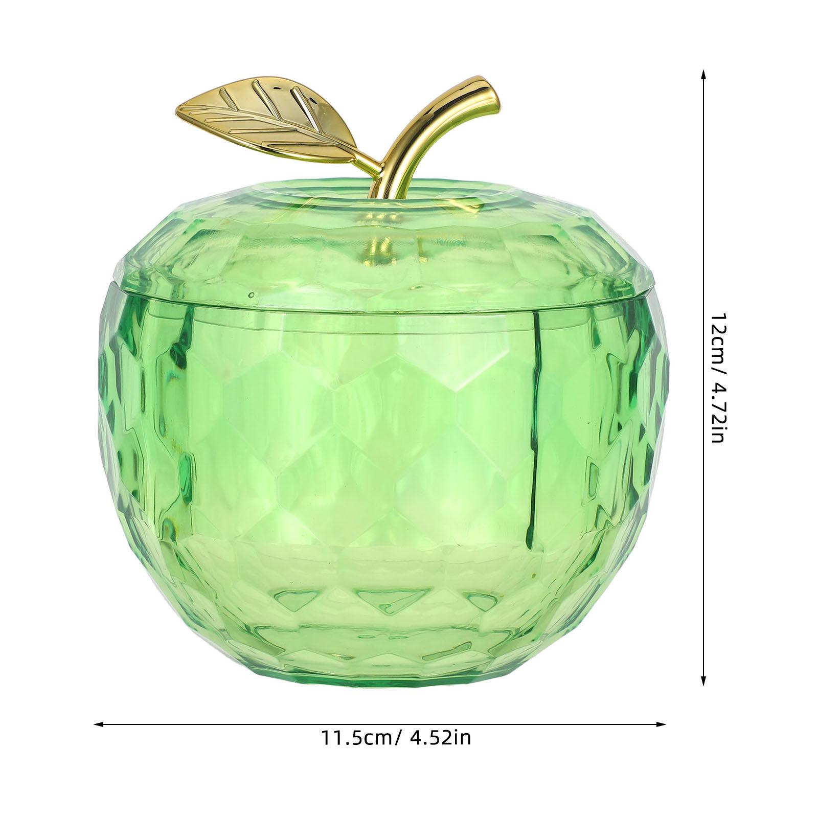 

Plastic Shaped Candy Jar Lid Decorative Storage Container Christmas Party Classroom Treat Box Teacher Gift Holiday Storage зелёный