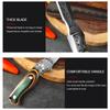 Kitchen Knife Killing Fish Knife Fruit Knife Slaughtering Knife Picking Knife Forging and Cutting Meat Scimitar Blade Sharp Portable Meat Cleaver 2PC
