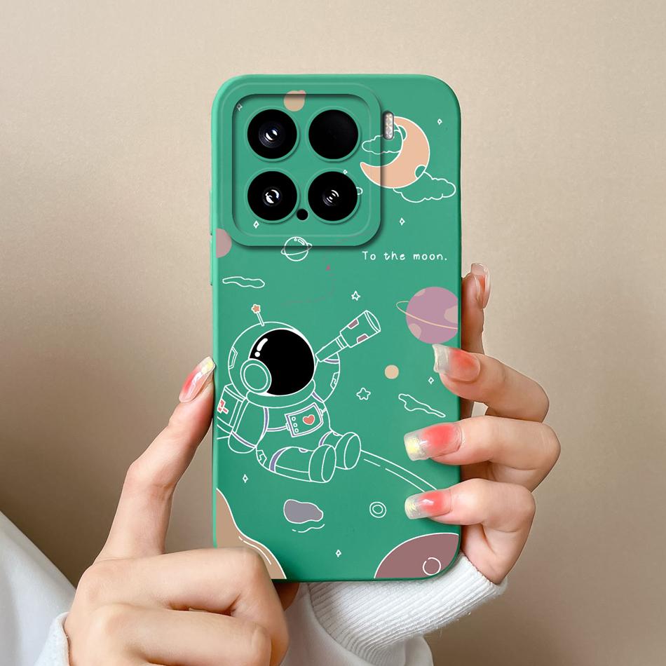 Candy Case For Xiaomi 15 Pro Phone Housing Soft Liquid Silicone Upgrade Full Protection Flowers Back Cover For Xiaomi15 Pro Capa