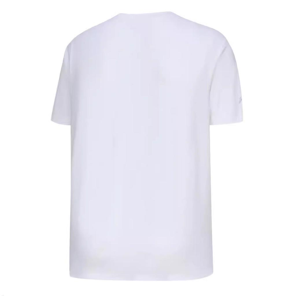 Li Ning T Shirts Men's White Crew Neck Thin AHSU293-2
