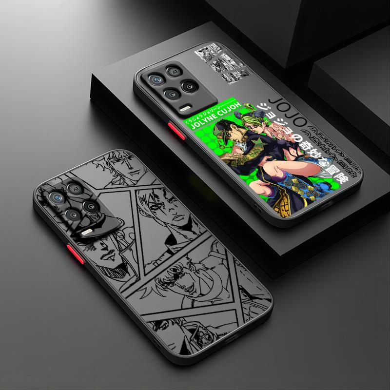 

JOJO аниме милый для OPPO Realme 11 20 9 9i 8i 8 7i 6S 6i 6 5i 5 Pro Plus Global TPU матовый полупрозрачный чехол для телефона