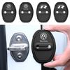 2026 Hot For VW VOLKSWAGEN 2/4PCS 4pcs Silicone Car SLINE Emblem Door Lock Cover Guard Sticker For Volkswagen VW GOLF R Polo Tig