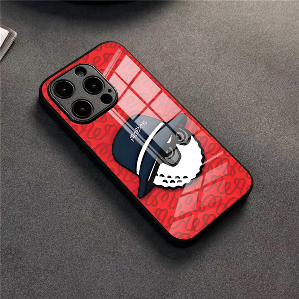 

Чехол для телефона M-Malbons G-golf Для 17 Pro Max IPhone 16 Pro 14 12 11 13 Mini X XR XS 15 Plus SE Стеклянная крышка iPhone14 Pro