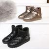 Thick Plush Winter Keep Warm Boots for Women Non-slip Waterproof Snow Boots Woman Flat Heels Warm Cotton Padded Shoes