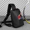Unisex Crossbody Chest Bag - Lightweight Adjustable Shoulder Strap, Large Capacity, Printed Pattern,Suitable for Daily Commuting