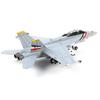 NUOTIE 1/100 Scale F/A-18F Super Hornet VFA-2 Diecast Metal Aircraft Model, F18F VFA-2 Fighter Model Kit, Military Aircraft Model with Bracket, for Co