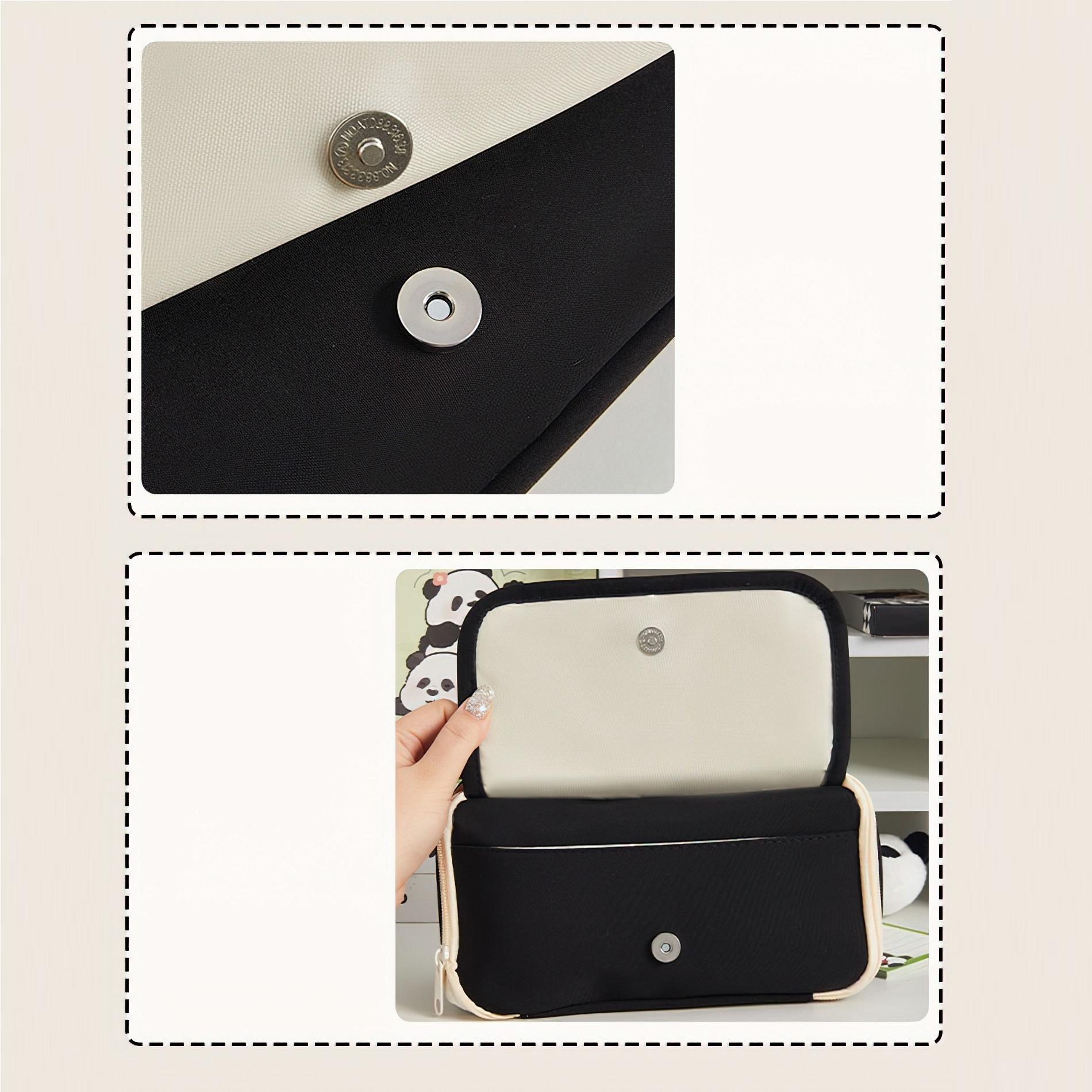 Luck Wish Pencil Bag Pen Case Flip Cover Матовый передний карман для хранения — фото 9