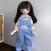 Móda Roztomilý Ležérní 30cm Oblečení pro panenky Šaty Oblečení na převlékání 1/6 BJD Panenka Oblečení Set Dívčí Hračka Dárek Doplňky pro panenky