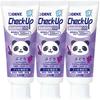 Lion Check-Up Toothpaste, Grape Flavor, 60g, Set of 3