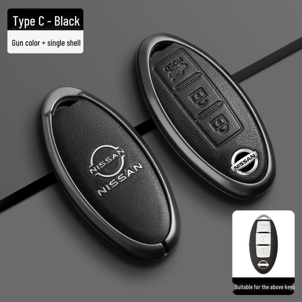 Nissan Sleuteletui - Past op X-Trail, Qashqai, Teana, Sylphy, Murano, Kicks, Tiida, Cima